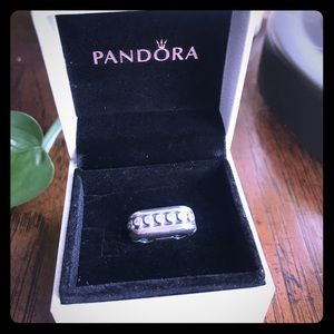 Pandora sparkling clip charm